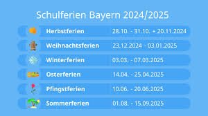 Schulferien Bayern 2024